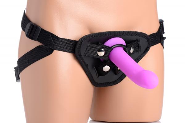 CNVXR-AF379597af2a7d8bde Double-G Deluxe Vibrating Strap On Kit - Image 1