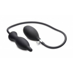 Dark Inflator Silicone Inflatable Anal Plug Black - Image 3