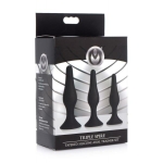 Triple Spire Tapered Silicone Anal Trainer Set - Image 2