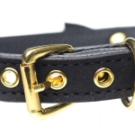 Golden Kitty Cat Bell Collar - Black/gold - Image 3