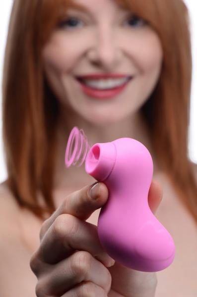 CNVXR-AG685-PINK605c46a4c43cd Sucky Ducky Silicone Clitoral Stimulator - Pink - Image 1