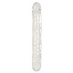Jellies Jr 12" Double Dong - Clear