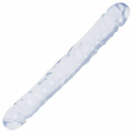 Jellies Jr 12" Double Dong - Clear - Image 3