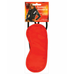Satin Blindfold 2 Straps O/S Red - Image 2