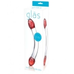 Red Head Glass Double Dildo - Image 2