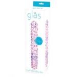 Purple Rose Nubby Glass Dildo - Image 2