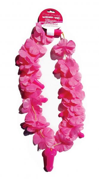 HO298656825dbe5aafa Pink Light Up Flower Pecker Necklace - Image 1