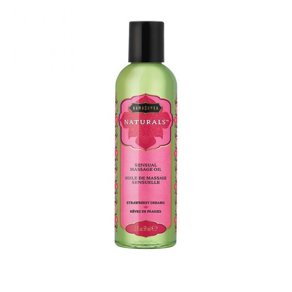 KS102825ff6df53d3e63 Naturals Massage Oil Strawberry 2oz - Image 1