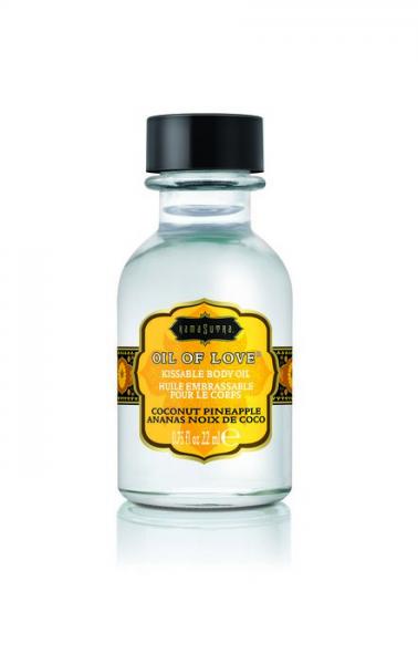 KS12002595f5149a5e13 Kama Sutra Oil Of Love Coconut Pineapple .75oz - Image 1