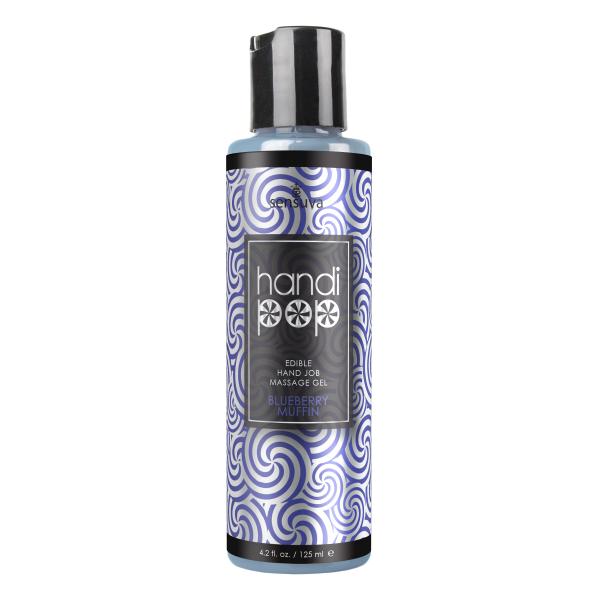 ONVL6896051c8d1e3fa0 Handipop Edible Handjob Massage Gel Blueberry Muffin 4.2 Oz - Image 1