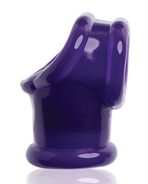 OX3042EGPpowerslingpurple Oxballs Powerballs Cocksling & Ball Stretcher - Eggplant - Image 1