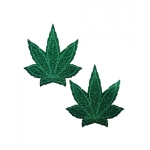 Pastease Pot Leaf Glitter Green Fuller Coverage - Image 2
