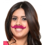 Mustache Party Kit Favors 6 Count Pink - Image 2