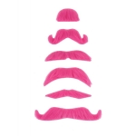 Mustache Party Kit Favors 6 Count Pink