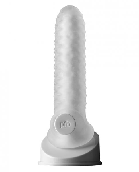 PERCS21C_31553532654 Perfect Fit Fat Boy 6.5 inches Checker Plate Sheath Clear - Image 1