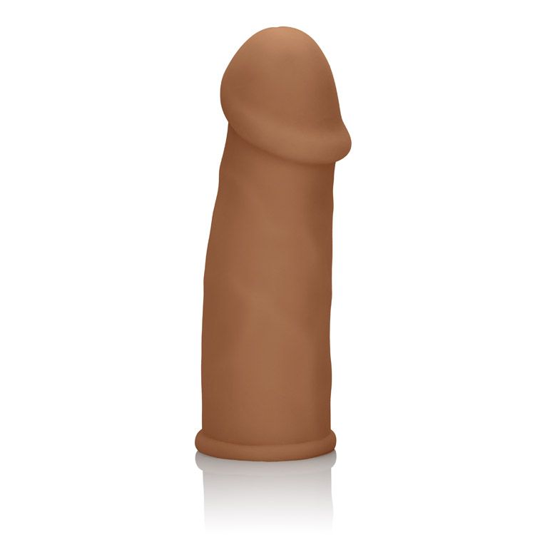 SE-1626-03-3futuroticpenisextenderbrown Futurotic Penis Extender - Brown - Image 1