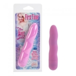 First Time Mini Power Swirl Vibrator Waterproof 4.5 Inch - Pink - Image 2