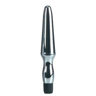 SE052405-2 Vibrating Waterproof Anal Probe Silver - Image 1