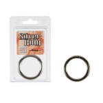 Silver Cock Ring - Medium - Image 2