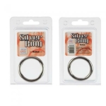 Silver Cock Ring - Medium - Image 3
