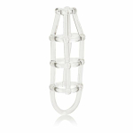 Cock Cage Enhancer 4.5 Inch - Clear - Image 2