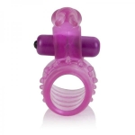 Basic Essentials Stretchy Bunny Enhancer Vibrating Pink - Image 3