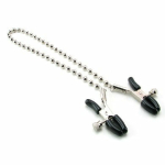 Nipple Clamps Silver Beaded Chain - Image 3