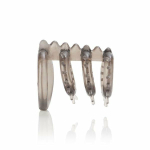 Support Master Triple Ticklers Cock Ring Smoke - Image 3