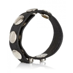 Colt Leather Cock Ball Strap 5 Snap Fastener Black - Image 2