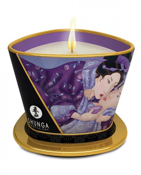SH4502_21575117396 Shunga Massage Candle Libido Exotic Fruits 5.7oz - Image 1