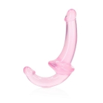 Realrock Strapless Strap On 6 In Pink - Image 3