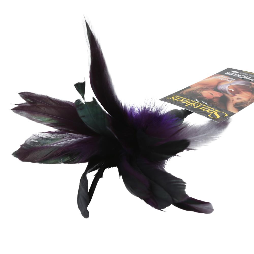 SS72008_bodyticklerpurplefeatherswtag2 Starburst Tickler Violet - Image 1