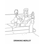 Adults Doing Adult Shit Coloring Book (net) - Image 2