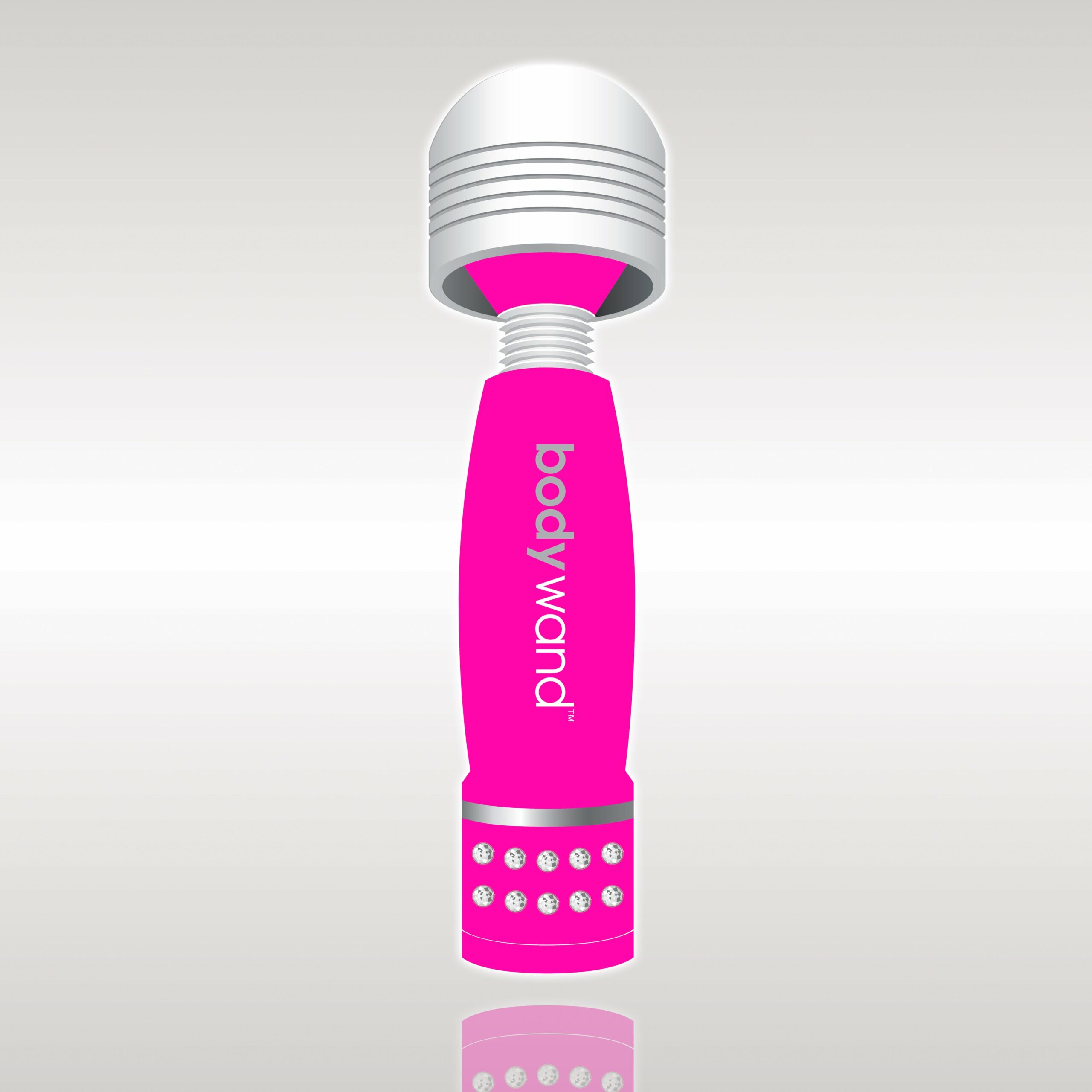XGBW120BodywandMiniMassagerPkBulk XGen Bodywand Neon Mini - Neon Pink - Image 1