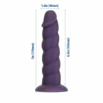 Addiction Unicorn Fantasy Dong 7 In. Purple With Powerbullet - Image 3