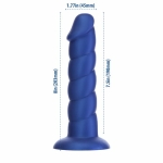 Addiction Unicorn Fantasy Dong 8 In. Blue With Powerbullet - Image 3