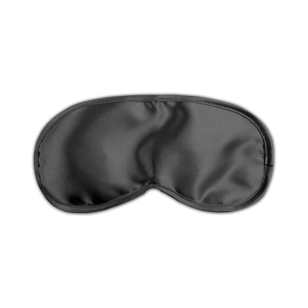 manual Fetish Fantasy Satin Love Mask Black O/S - Image 1
