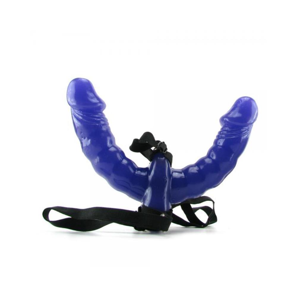 mc-pic_d3be5822-0ae3-42b6-a175-2dd779579609 Fetish Fantasy Double Delight Strap On Purple - Image 1