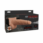 Fetish Fantasy 7.5in Hollow Squirting Strap-on With Balls, Flesh - Image 2