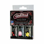 Goodhead Tingle Drops 3-pack French Vanilla, Cotton Candy, Sweet Cherry - Image 2