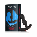 Forto Vibrating Anal Plug Black - Image 3
