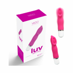 Luv Mini Silicone Waterproof Vibe - Hot Pink - Image 2