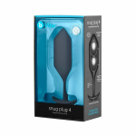B-Vibe Snug Plug 4 Black 9oz Weight - Image 3