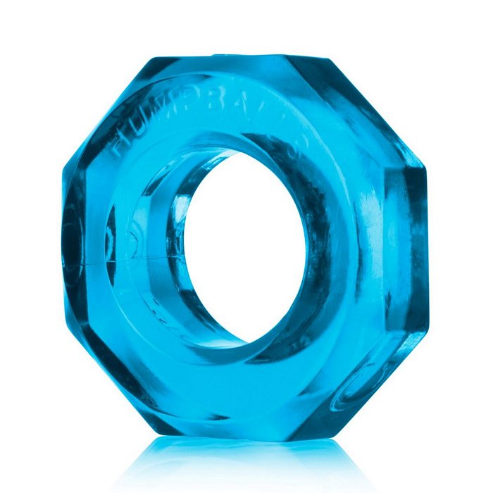 oxaj1077humpballsringbluebulk Humpballs Cockring Ice Blue - Image 1