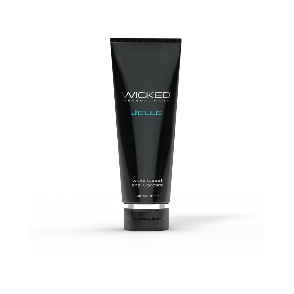 wicked-jelle-8-oz_jpg_c836a468-5e08-414e-a9c0-0d97955f19e7 Wicked Jelle Water Based Anal Gel Lube 8oz - Image 1